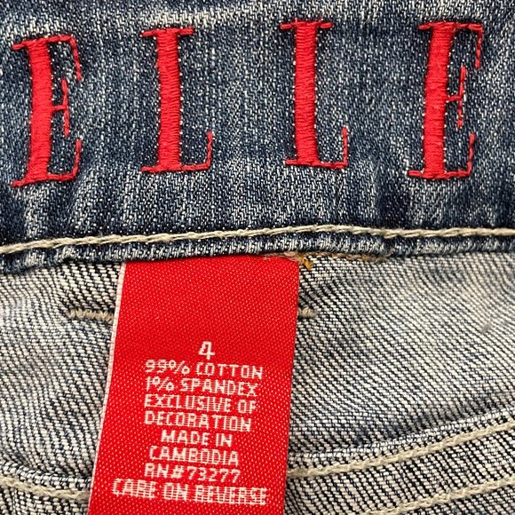 ELLE DENIM DISTRESSED SKIRT - Picture 4 of 5